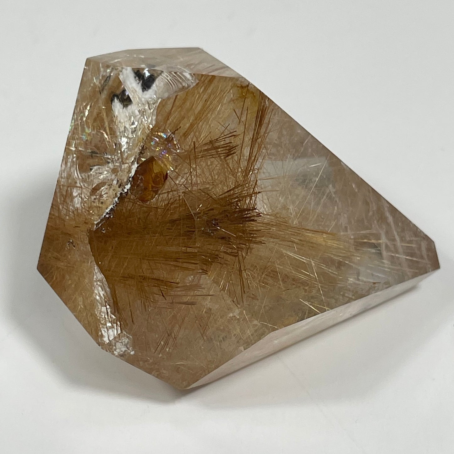 Gold Rutile in Quartz from Brazil: You Choose