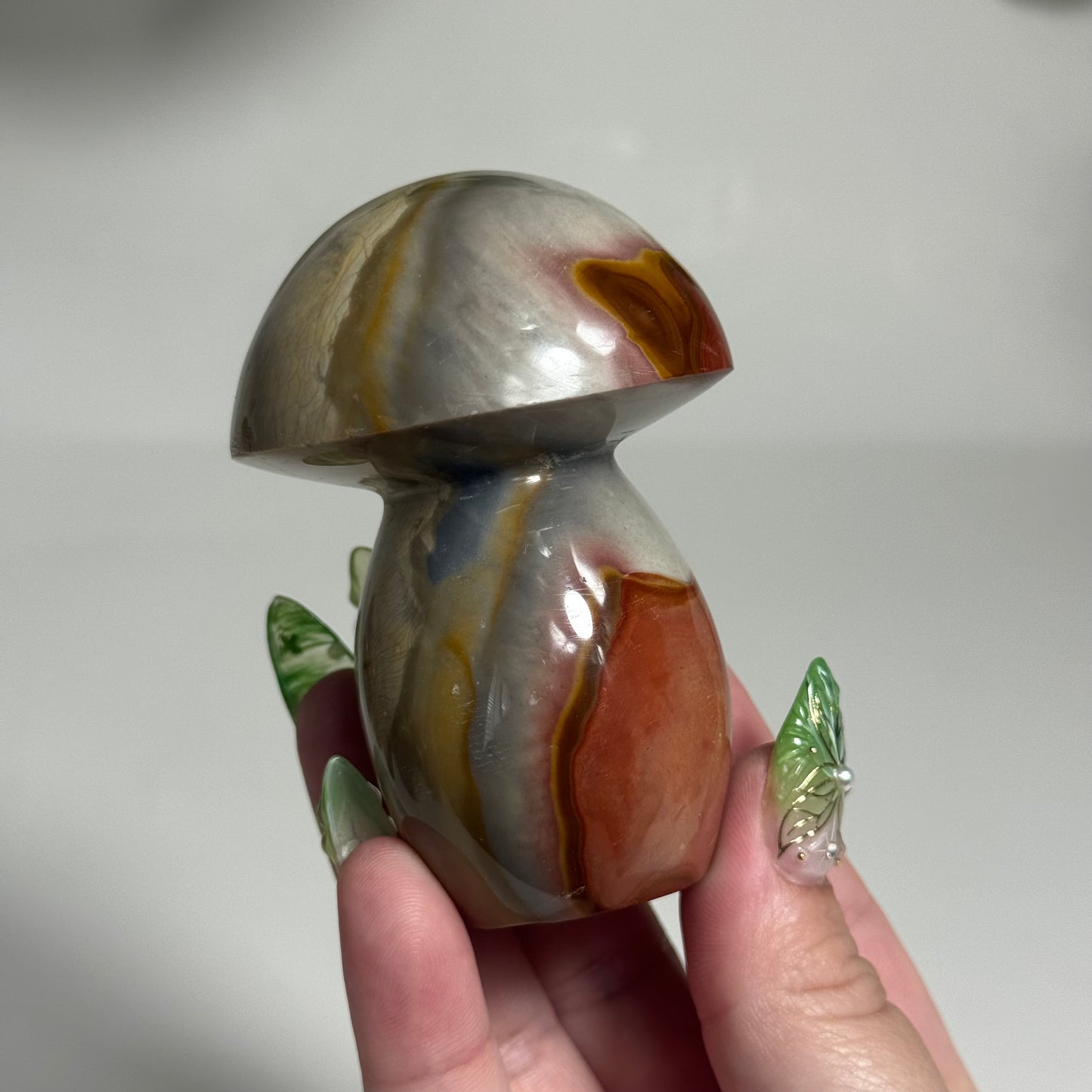 Polychrome Mushroom Carving: You Choose (Large)
