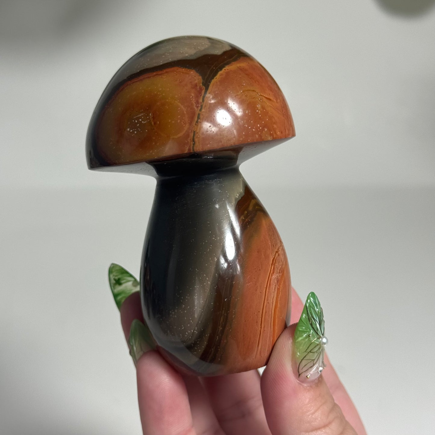 Polychrome Mushroom Carving: You Choose (Large)