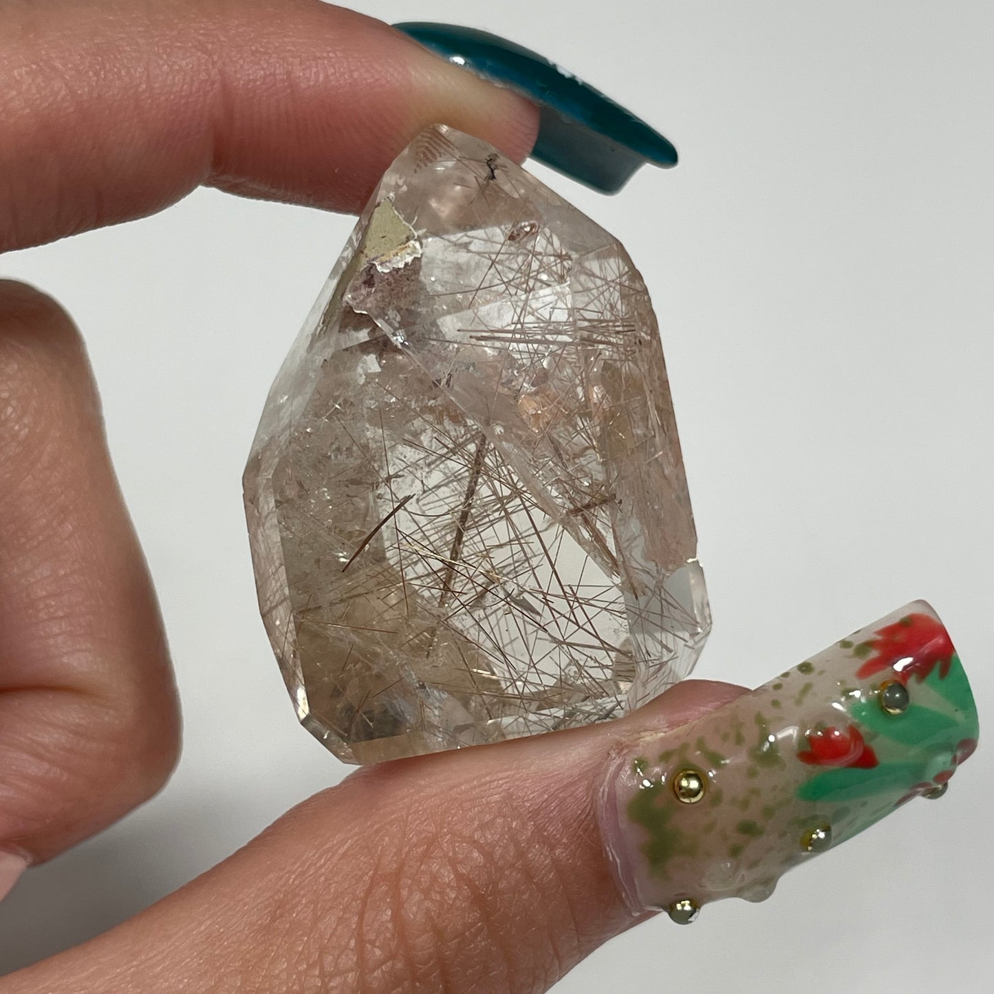 Gold Rutile in Quartz from Brazil: You Choose