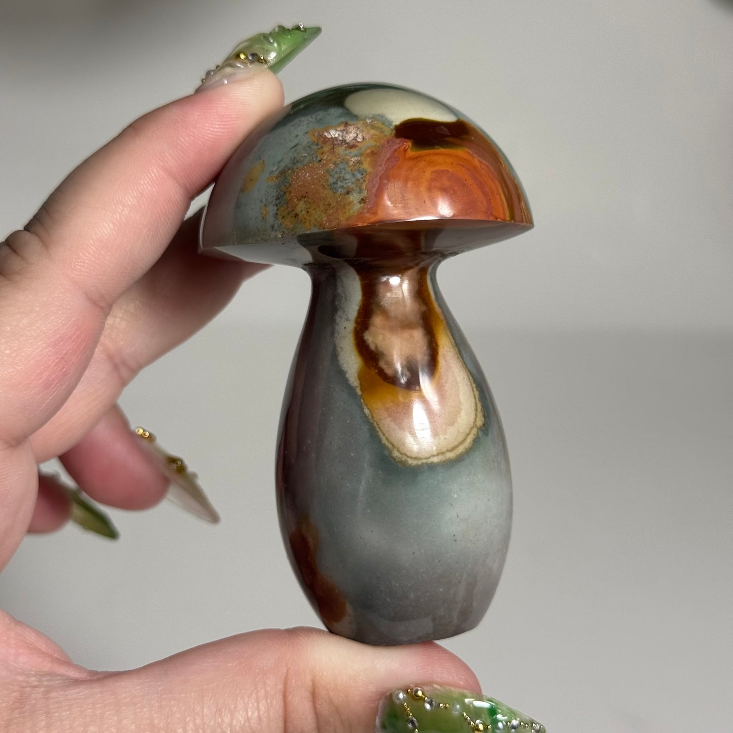 Polychrome Mushroom Carving: You Choose (Medium)