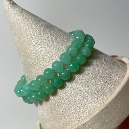 Chrysoprase Beaded Bracelet