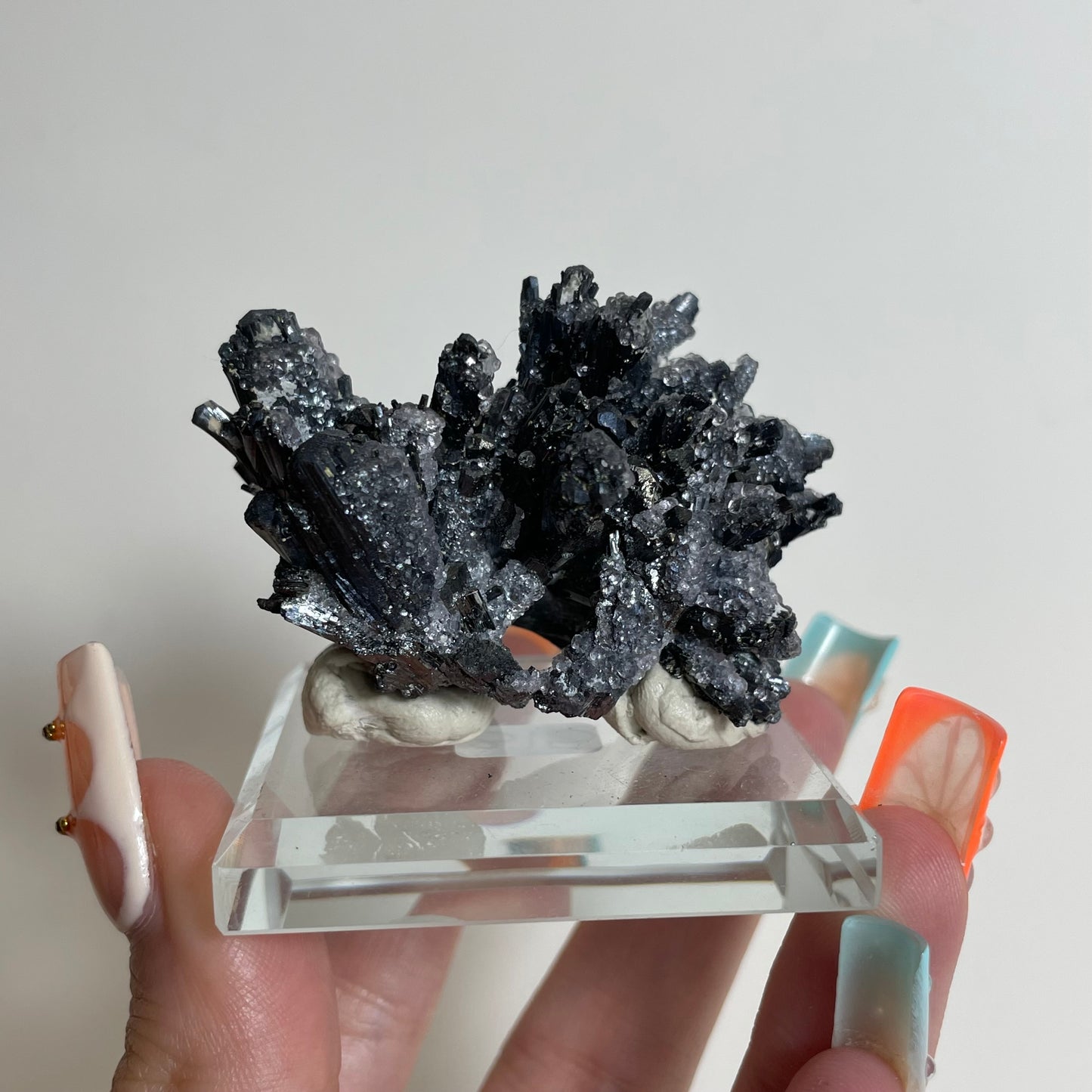 Fluorite on Stibnite Specimen from Banpo Mine, China: You Choose
