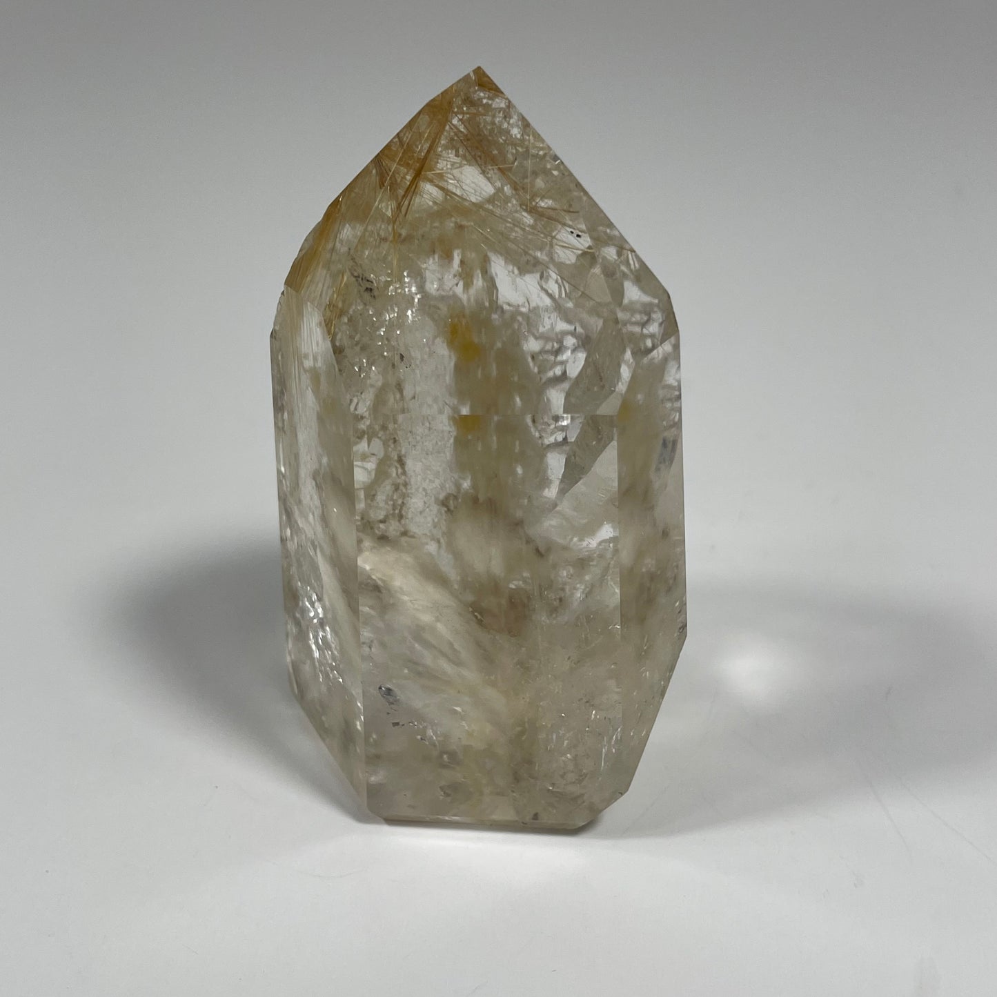 Gold Rutile in Quartz from Brazil: You Choose