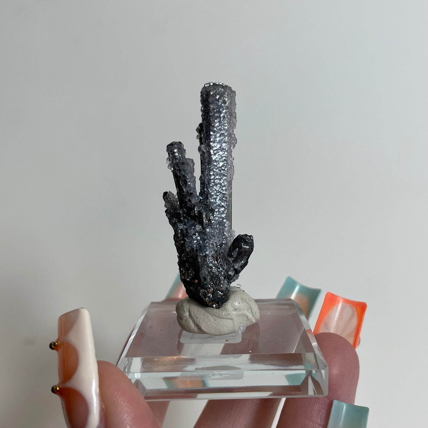 Fluorite on Stibnite Specimen from Banpo Mine, China: You Choose