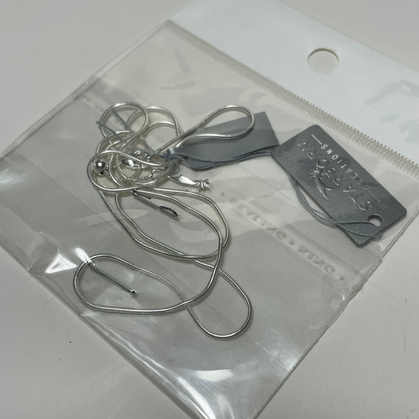 Sterling Silver Adjustable Sliding Ball Snake Chain (Up to 22”)