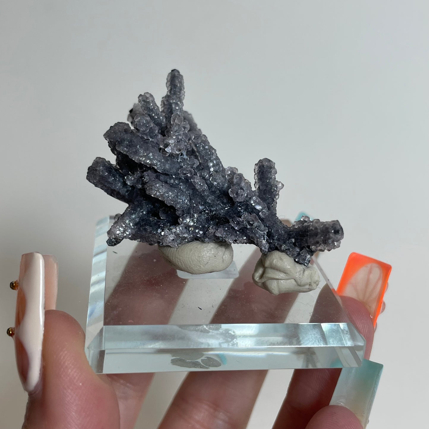 Fluorite on Stibnite Specimen from Banpo Mine, China: You Choose