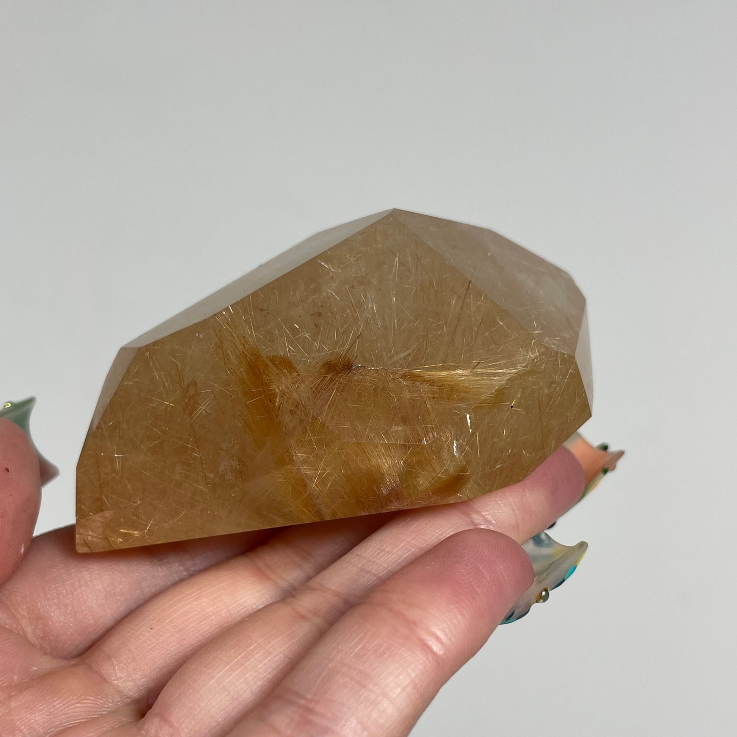 Gold Rutile in Quartz from Brazil: You Choose
