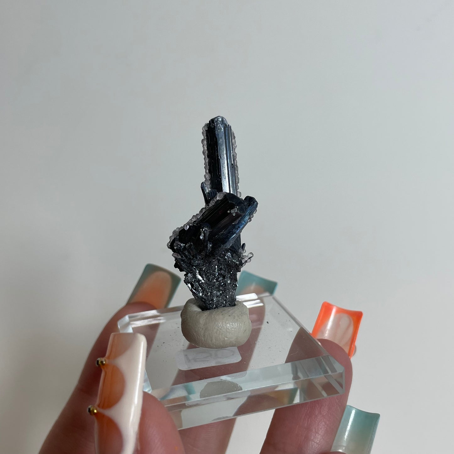 Fluorite on Stibnite Specimen from Banpo Mine, China: You Choose