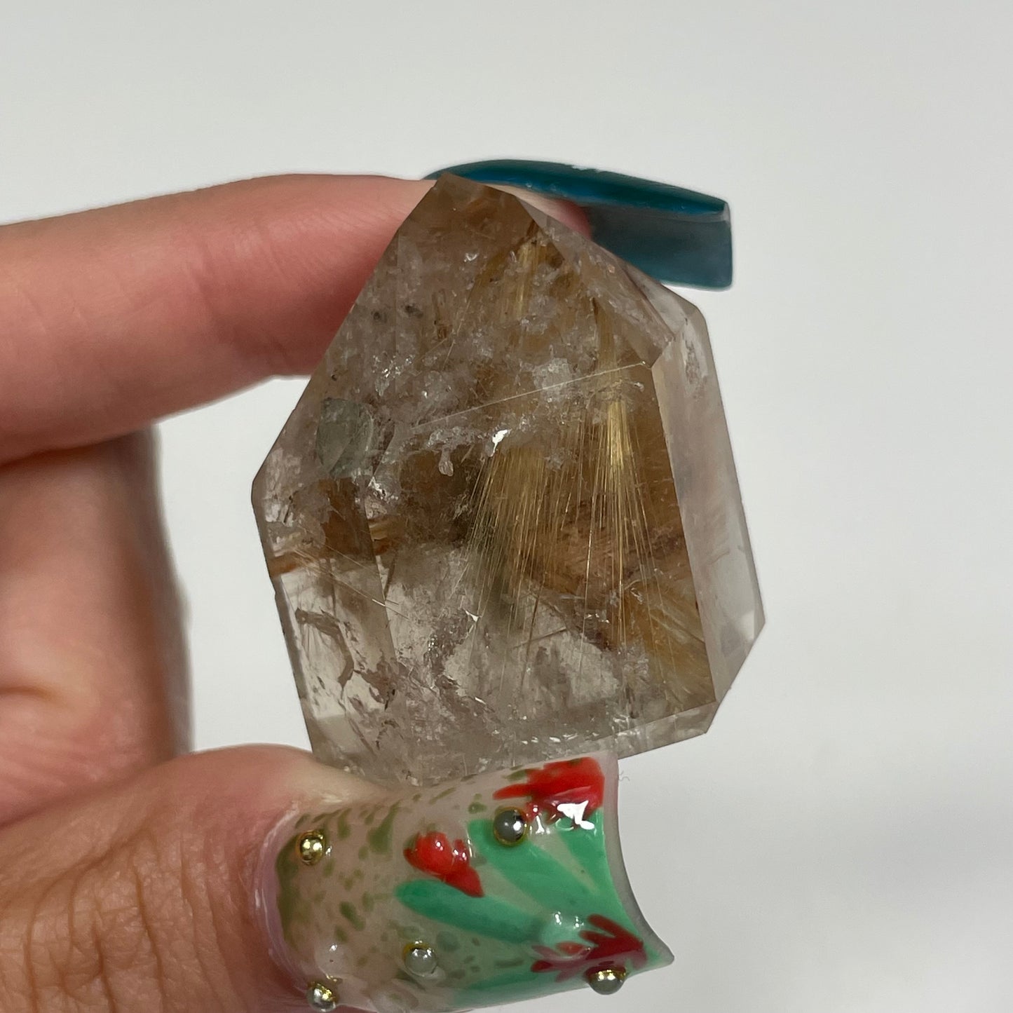 Gold Rutile in Quartz from Brazil: You Choose