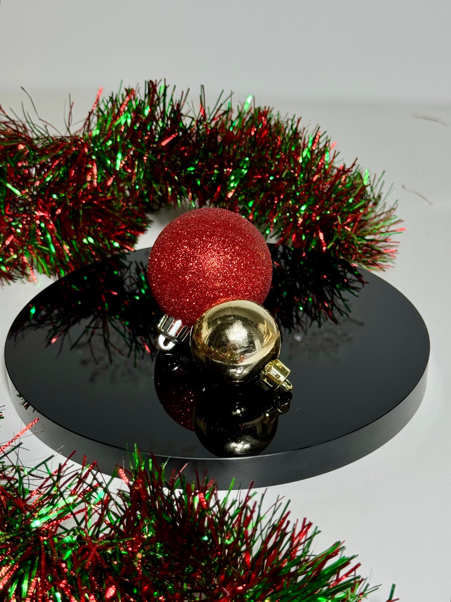 Black Obsidian Scrying Mirror Slab