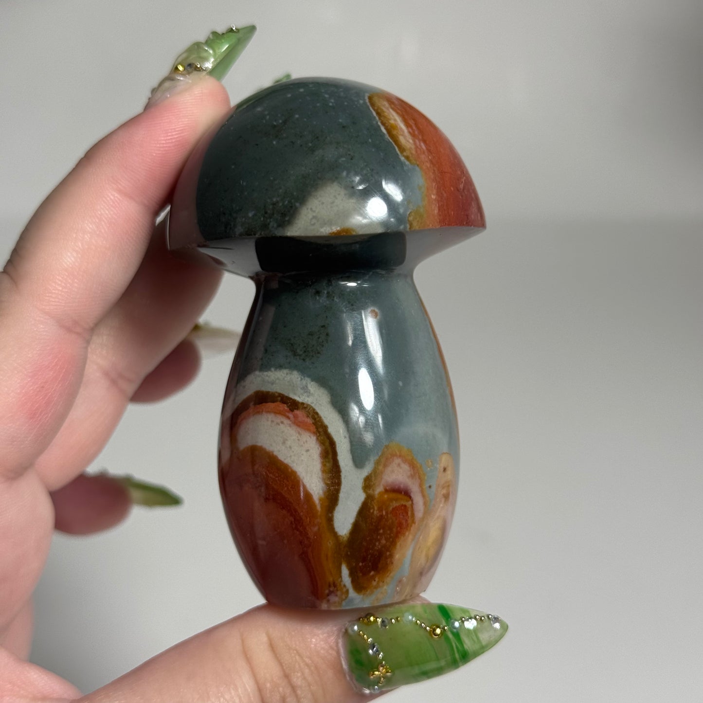 Polychrome Mushroom Carving: You Choose (Medium)
