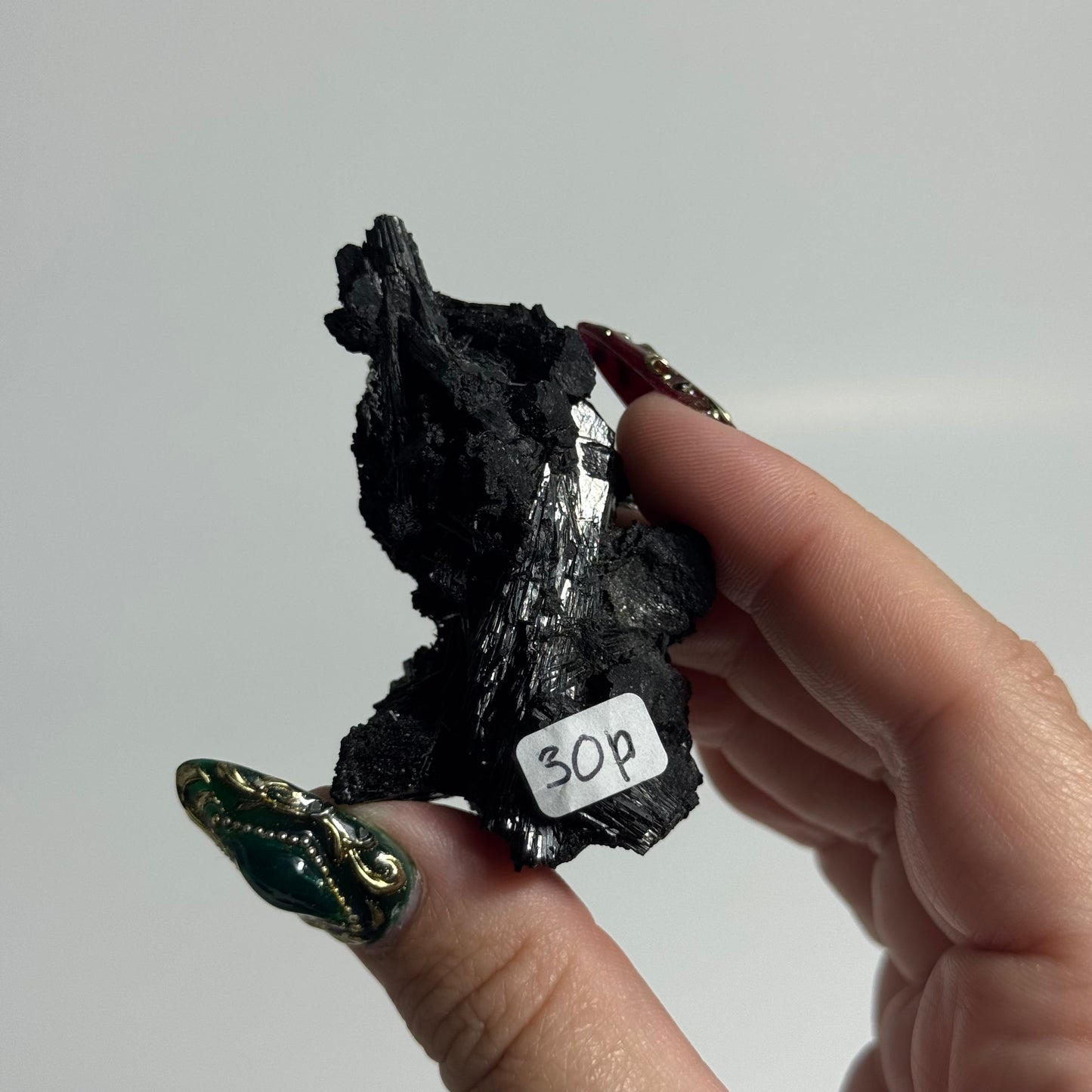 Black Tourmaline Specimen from Erongo Mountains, Namibia: You Choose