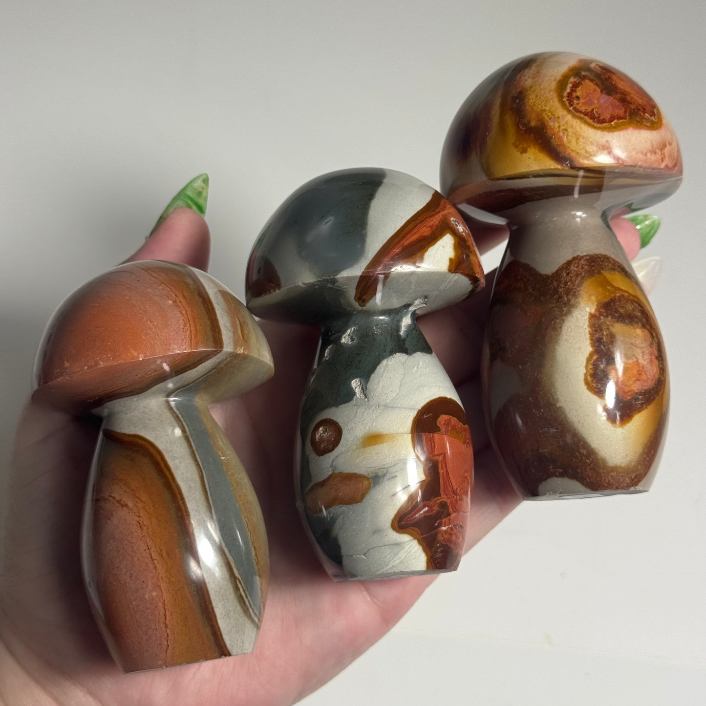 Polychrome Mushroom Carving: You Choose (Large)