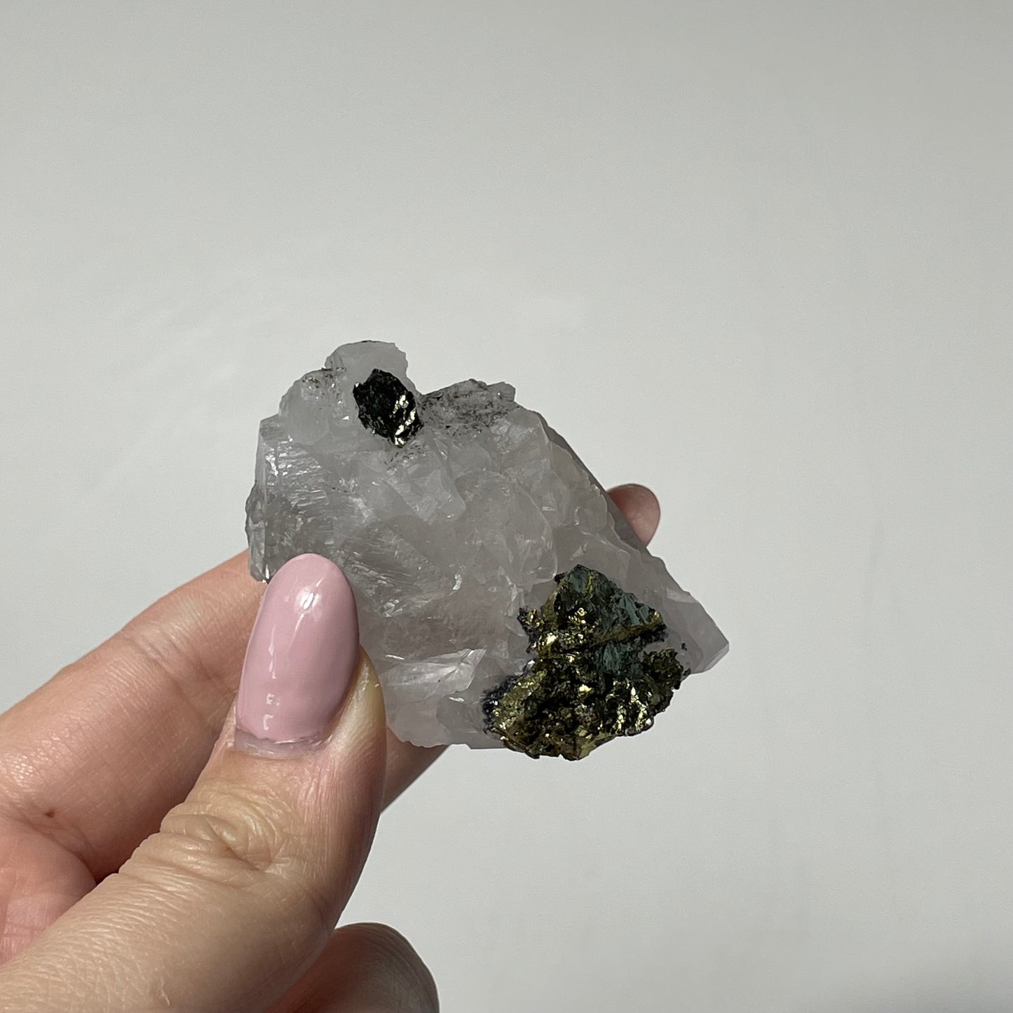 Calcite and Pyrite Specimen from Ancash, Peru: You Choose