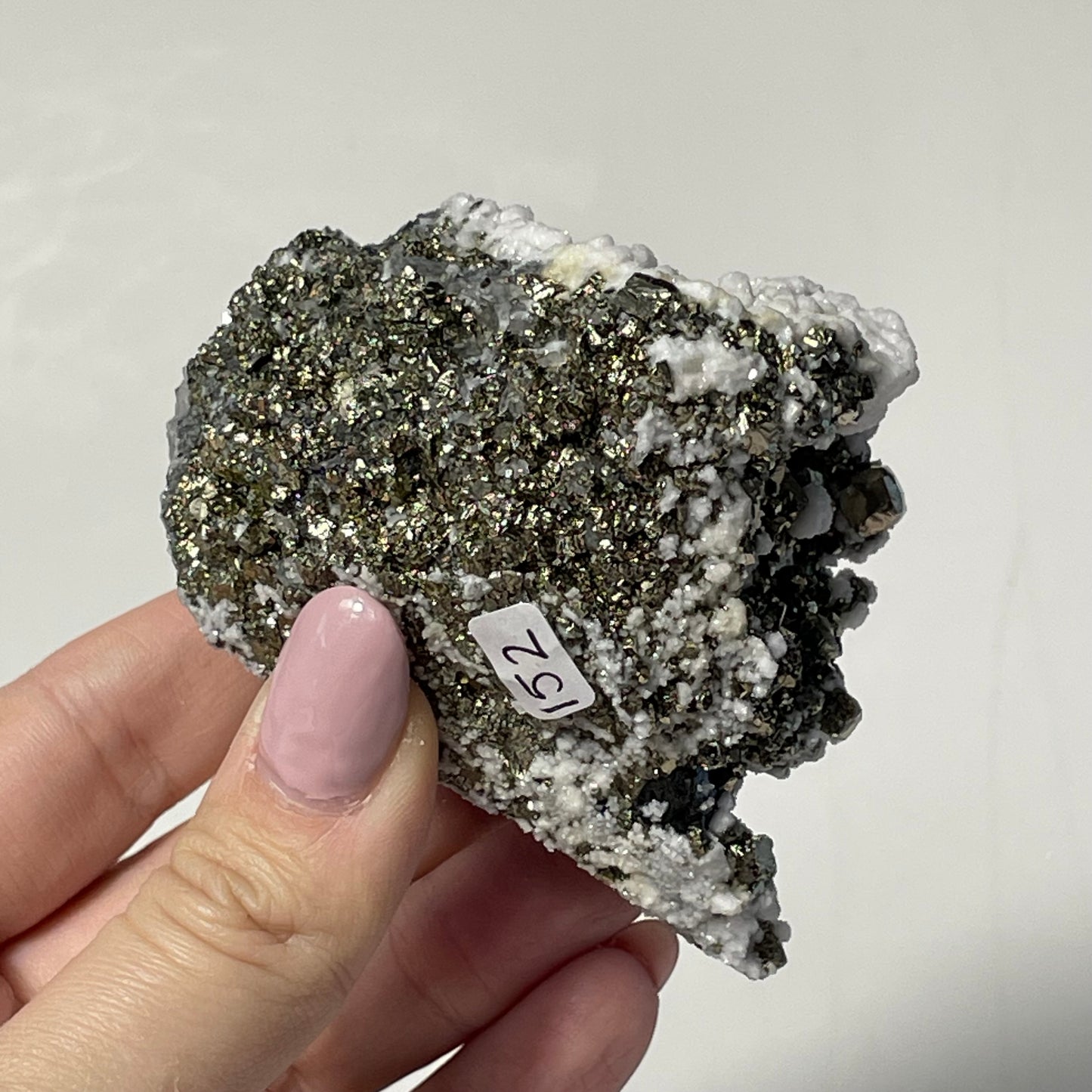 Calcite and Pyrite Specimen from Ancash, Peru: You Choose