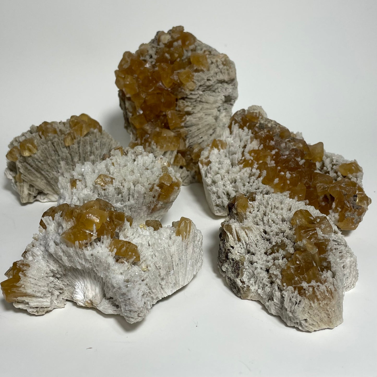 Calcite on Mordenite from India: You Choose