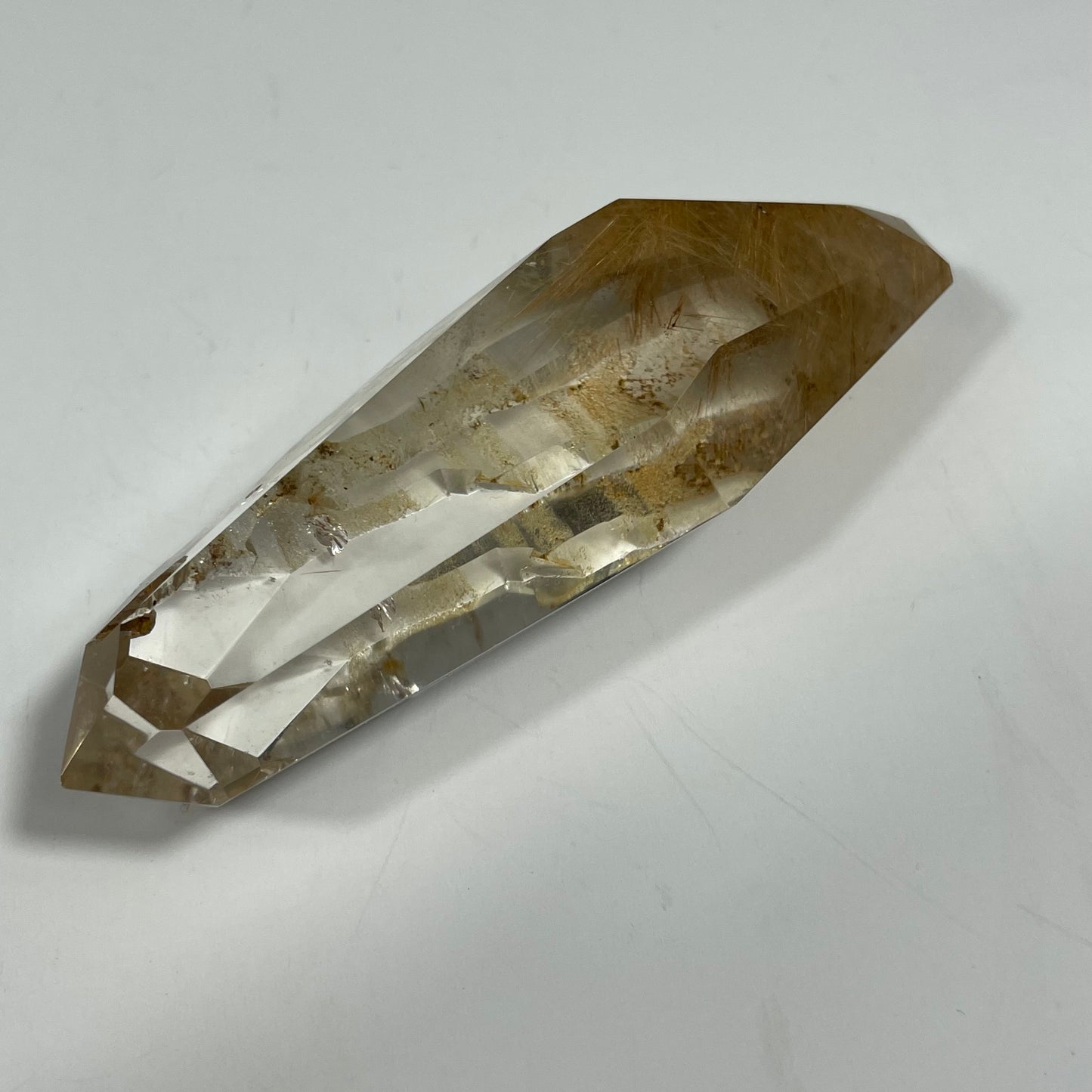 Gold Rutile in Quartz from Brazil: You Choose