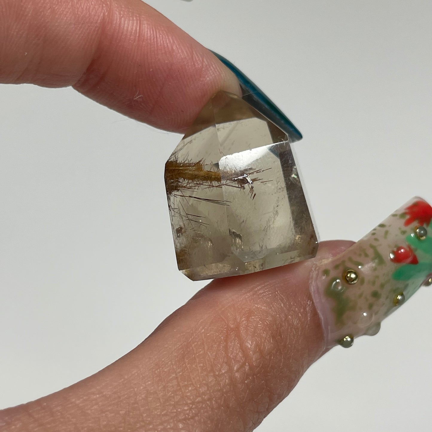 Gold Rutile in Quartz from Brazil: You Choose