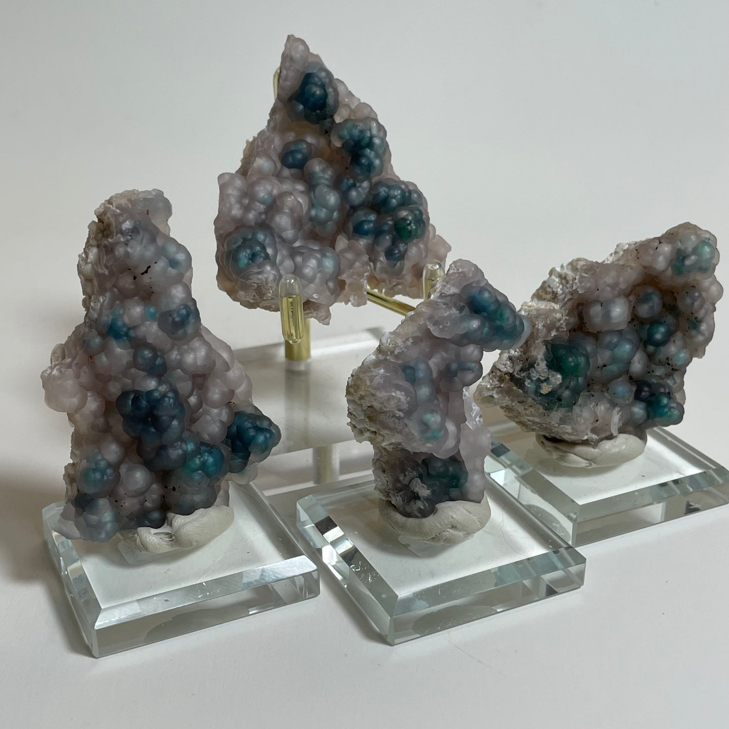 Chrysocolla-Included Chalcedony Specimen from Obi Island, Indonesia: You Choose