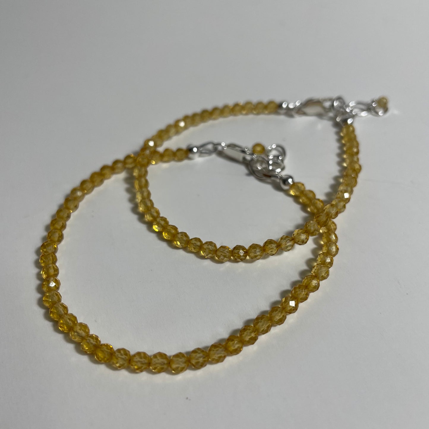 Citrine Faceted Bracelet