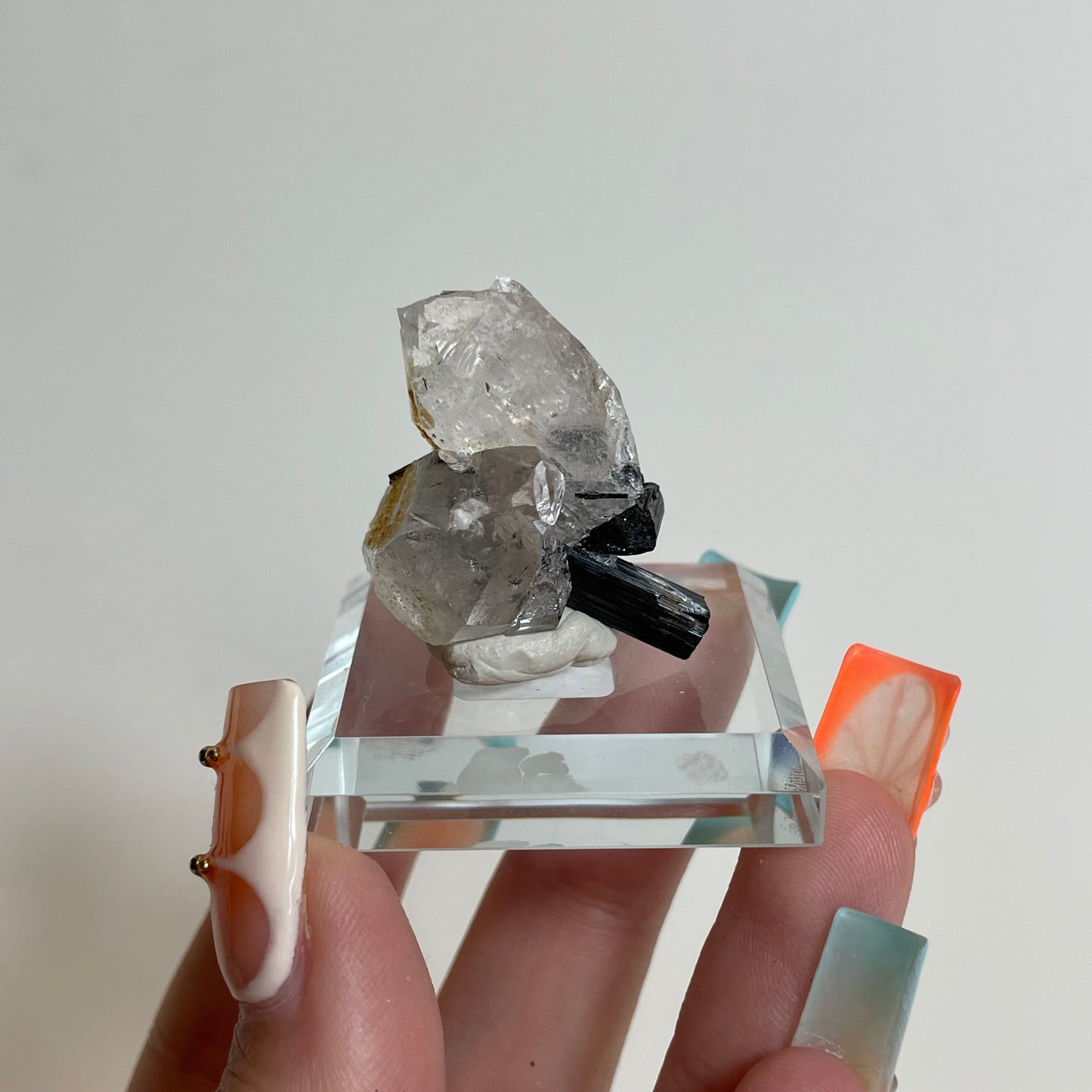 Schorl on Feldspar Specimen from Skardu, Pakistan: You Choose