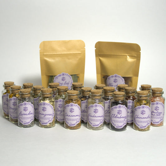 Advanced Herb Kit - 20 Bottles + 2 Free Herb Bags (Full Set)