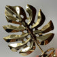 Gold Monstera Leaf Stand