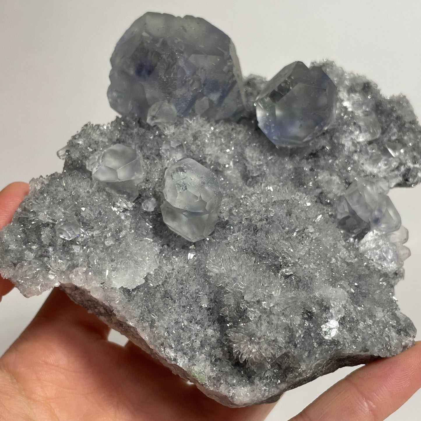 Fluorite with Quartz Specimen from Fujian, China