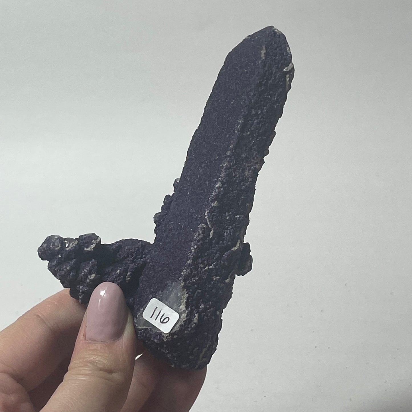 Purple Fluorite Coated Candle Quartz Specimen from Inner Mongolia, China: You Choose
