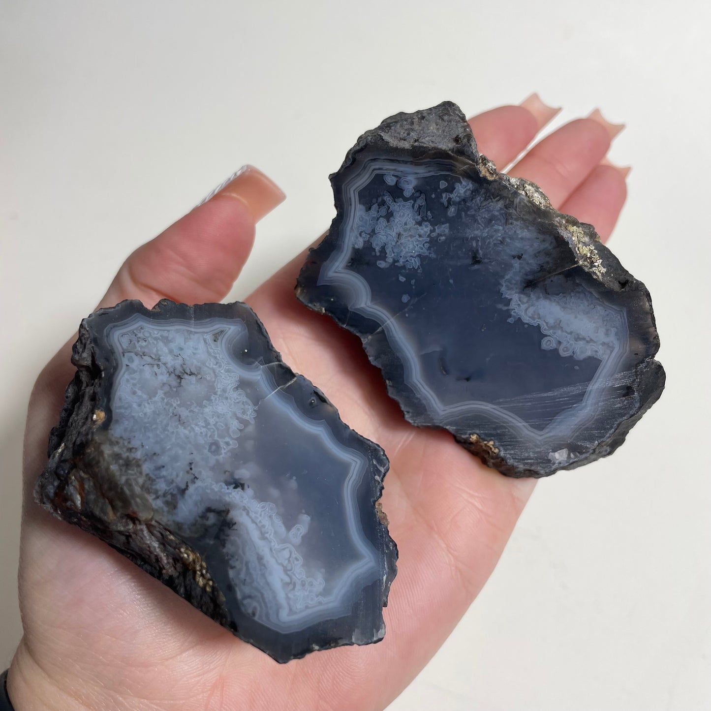 Turkish Agate Nodule Pair