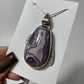 Purple Passion Agate (Sierra Madre) 950 Sterling Silver Necklace