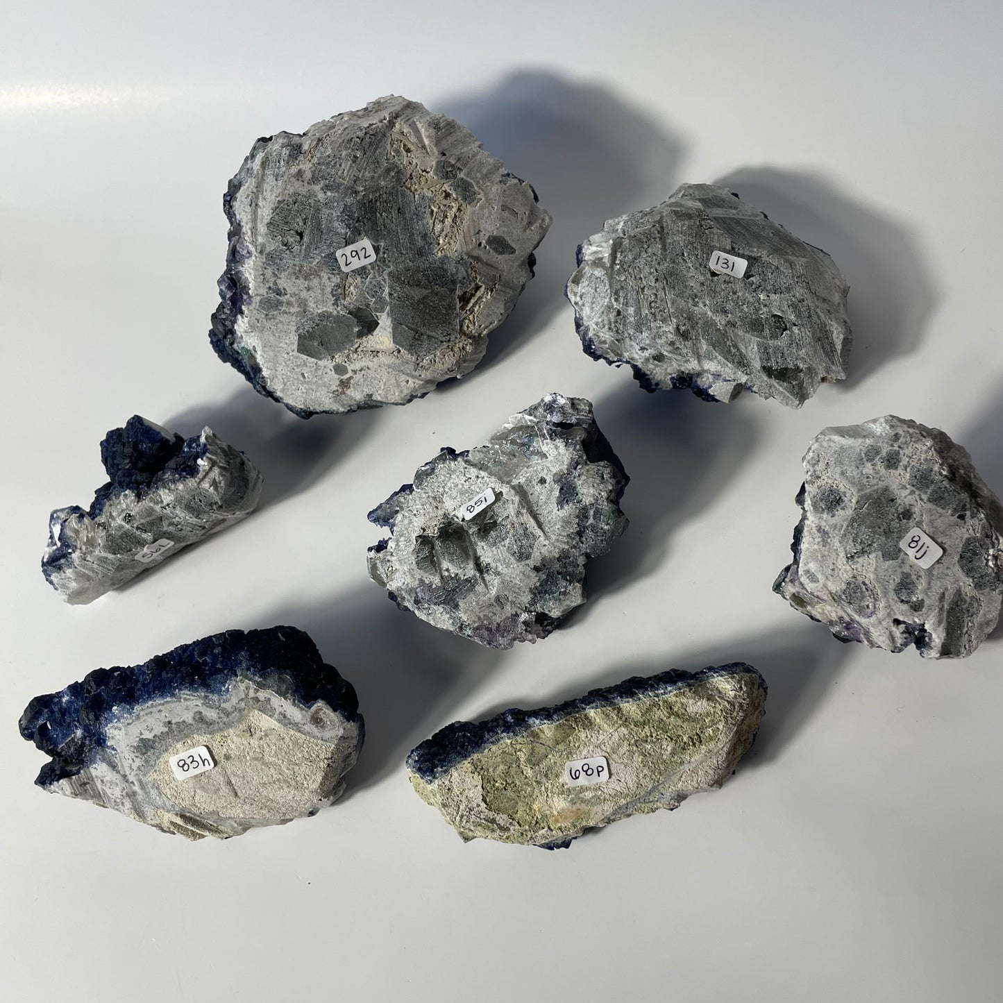 Blueberry Fluorite Specimen from Huanggangliang, China: You Choose