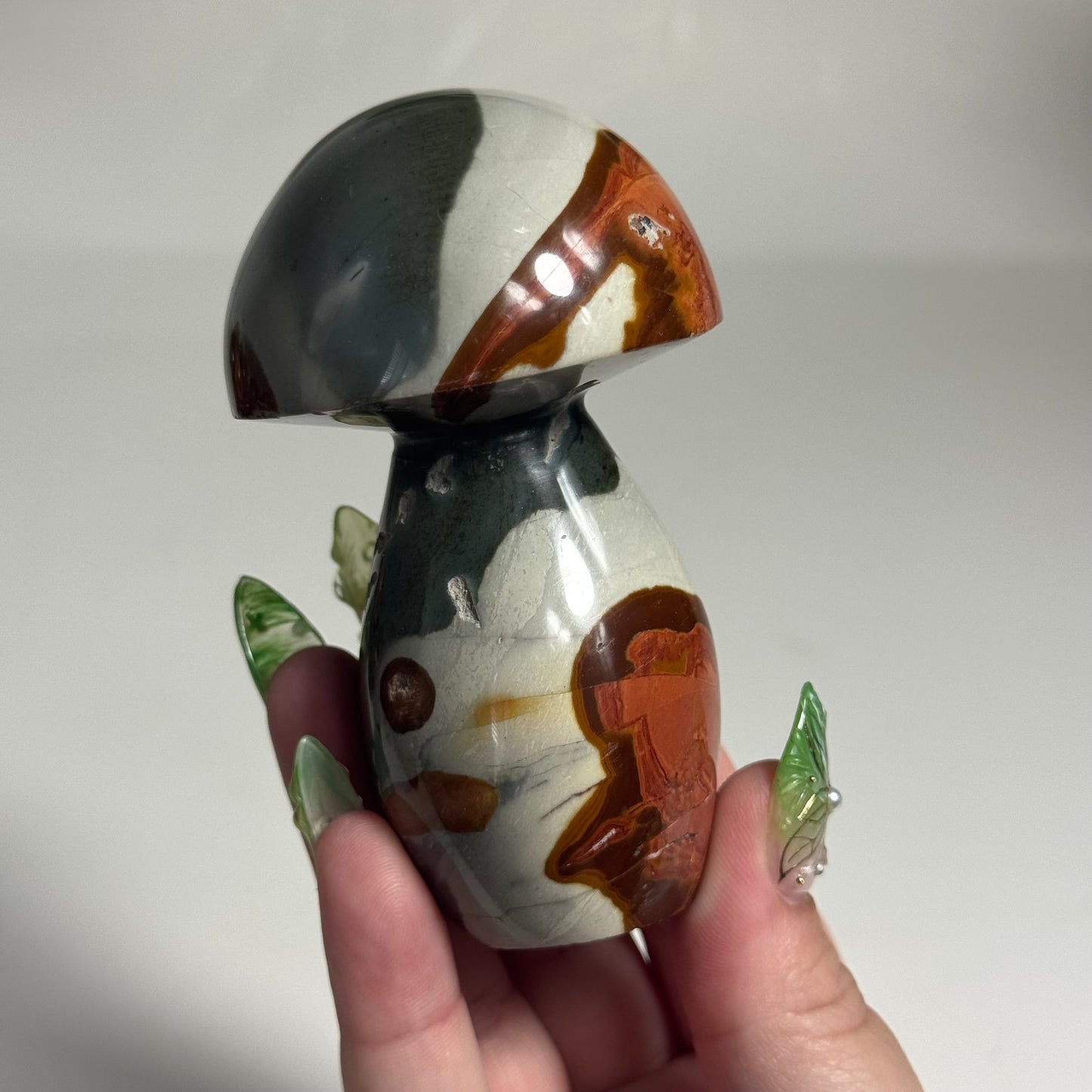 Polychrome Mushroom Carving: You Choose (Large)