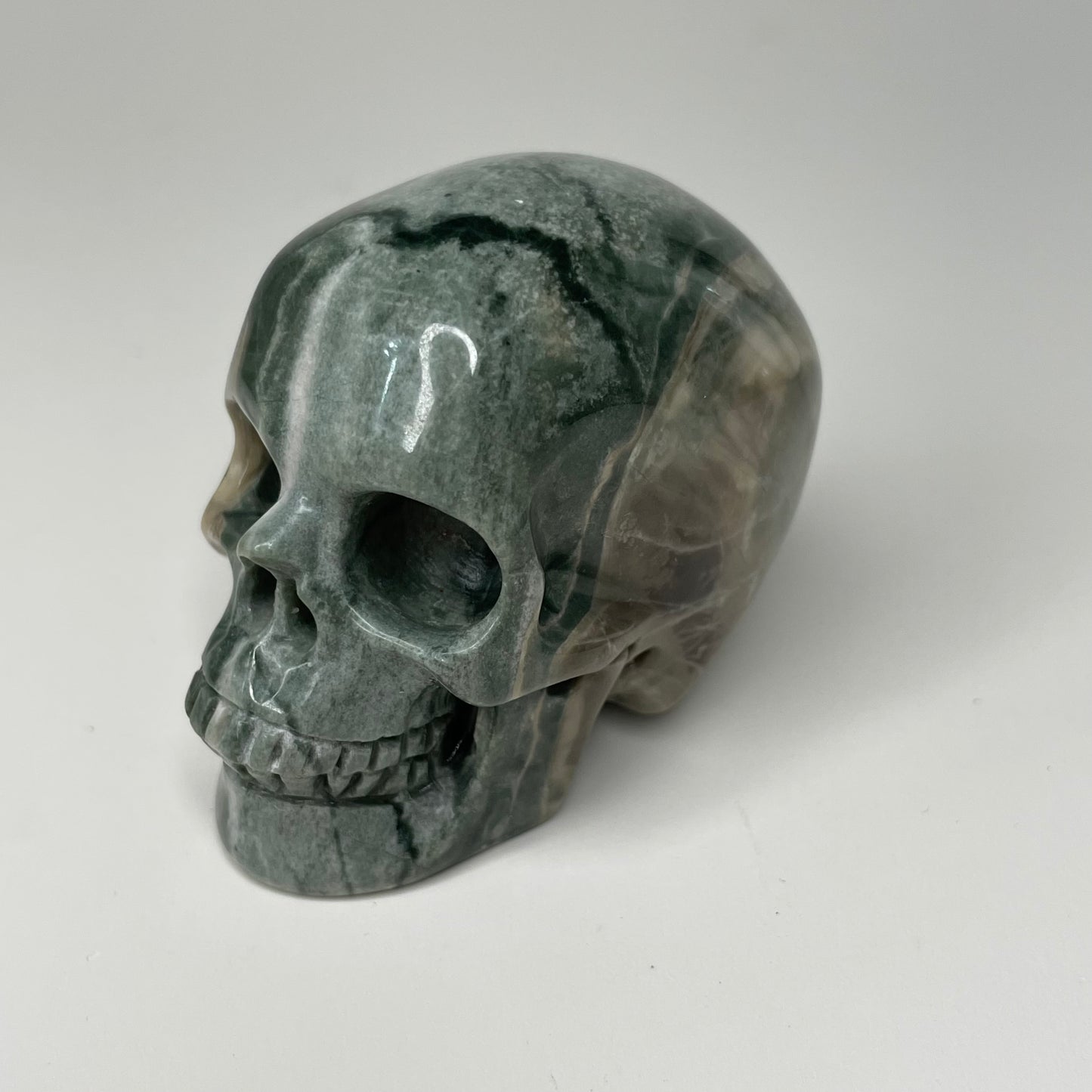 Nine Dragon Jade Skull Carving: You Choose