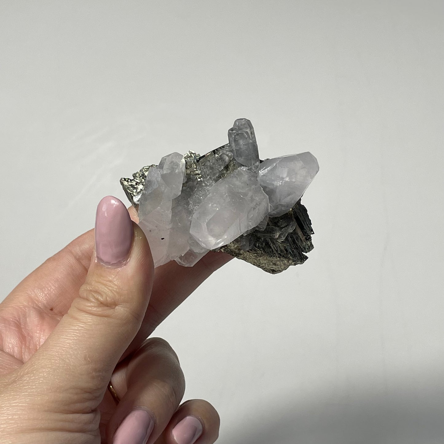 Calcite and Pyrite Specimen from Ancash, Peru: You Choose