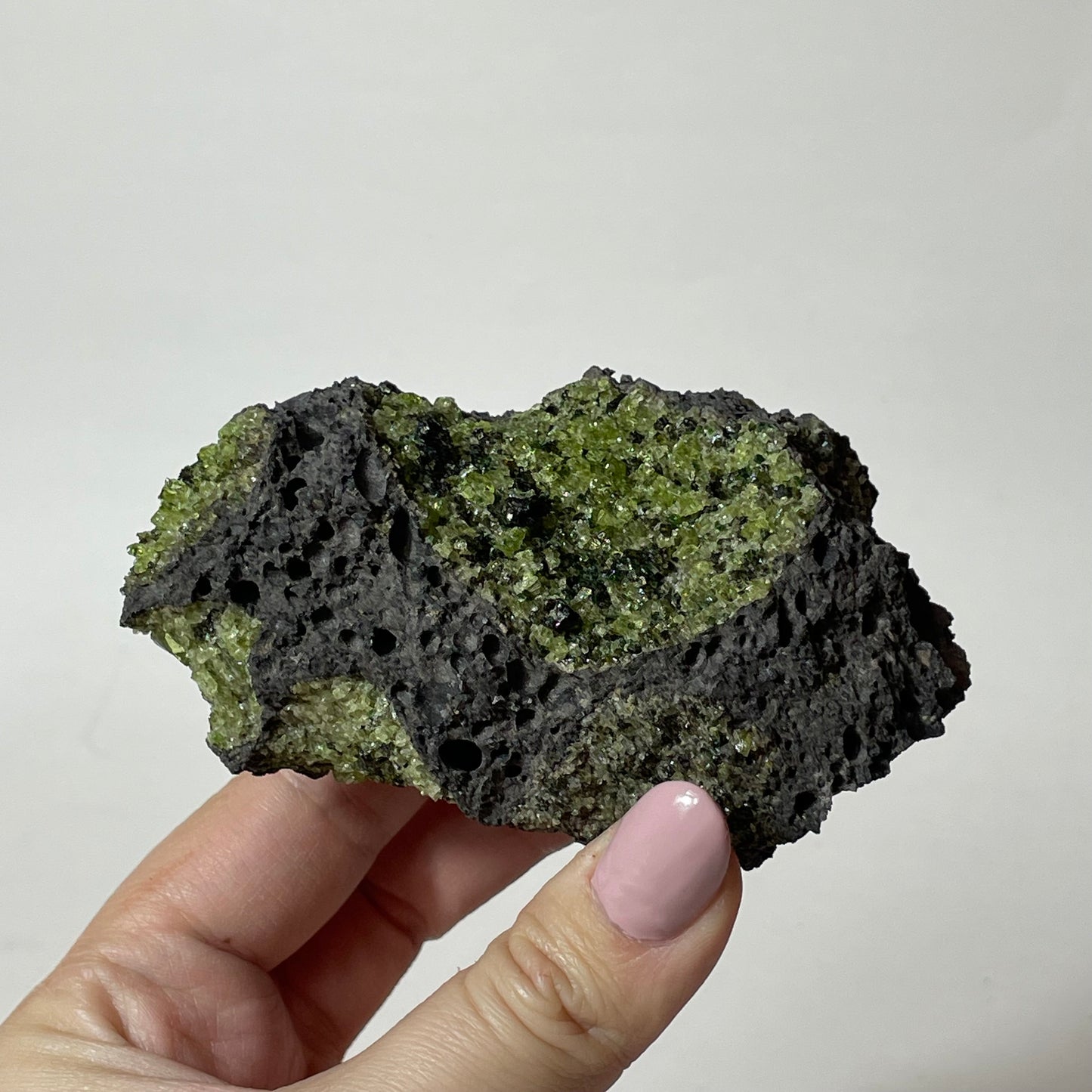 Peridot with Chrome Diopside and Spinel Specimen from Arizona: You Choose