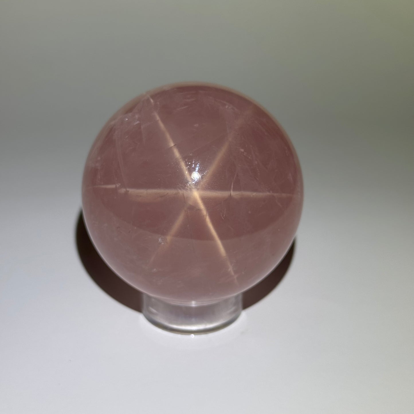Star Rose Quartz Sphere from Madagascar: You Choose
