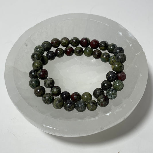 Dragon’s Blood Jasper Beaded Bracelet