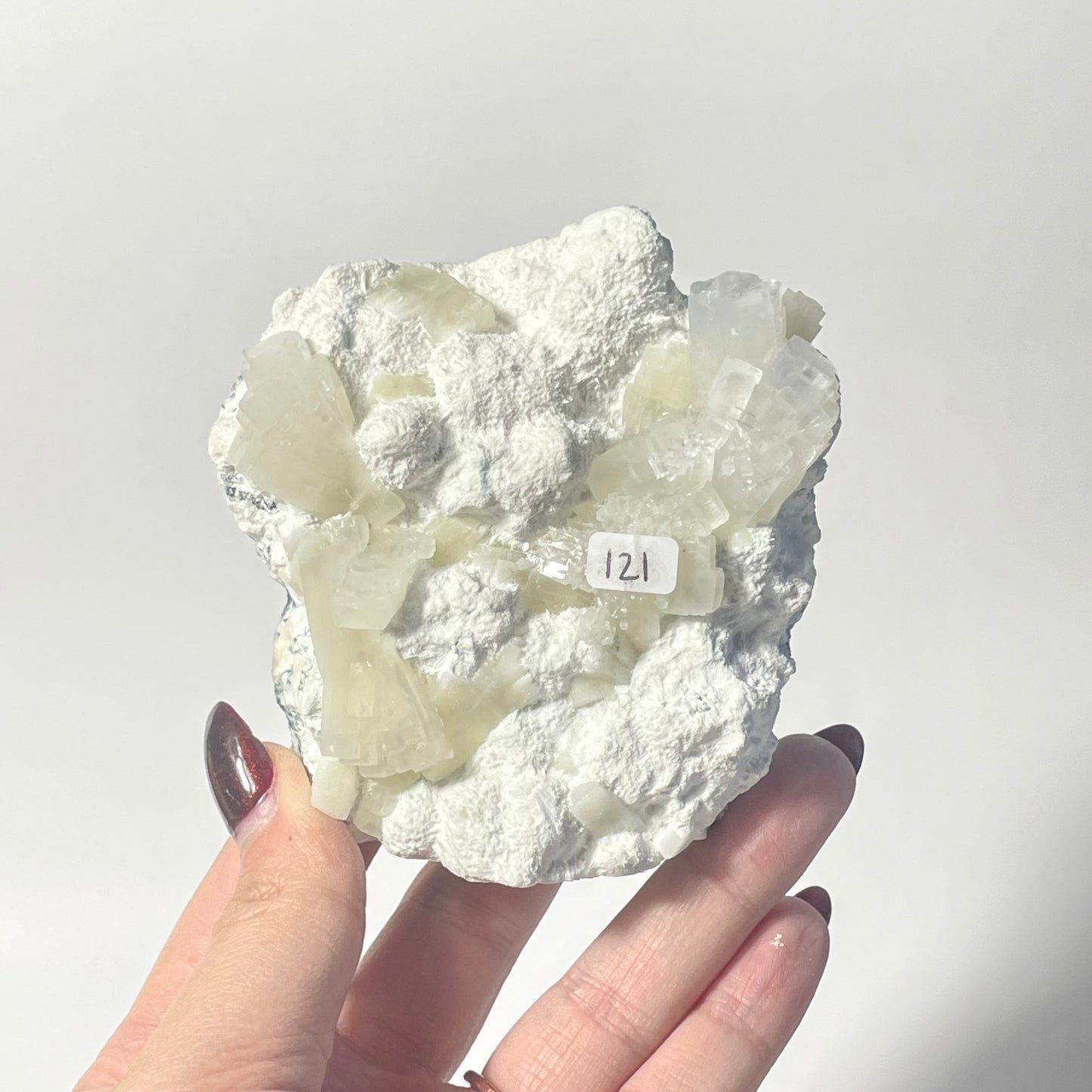 Icy Apophyllite Specimen from India: You Choose