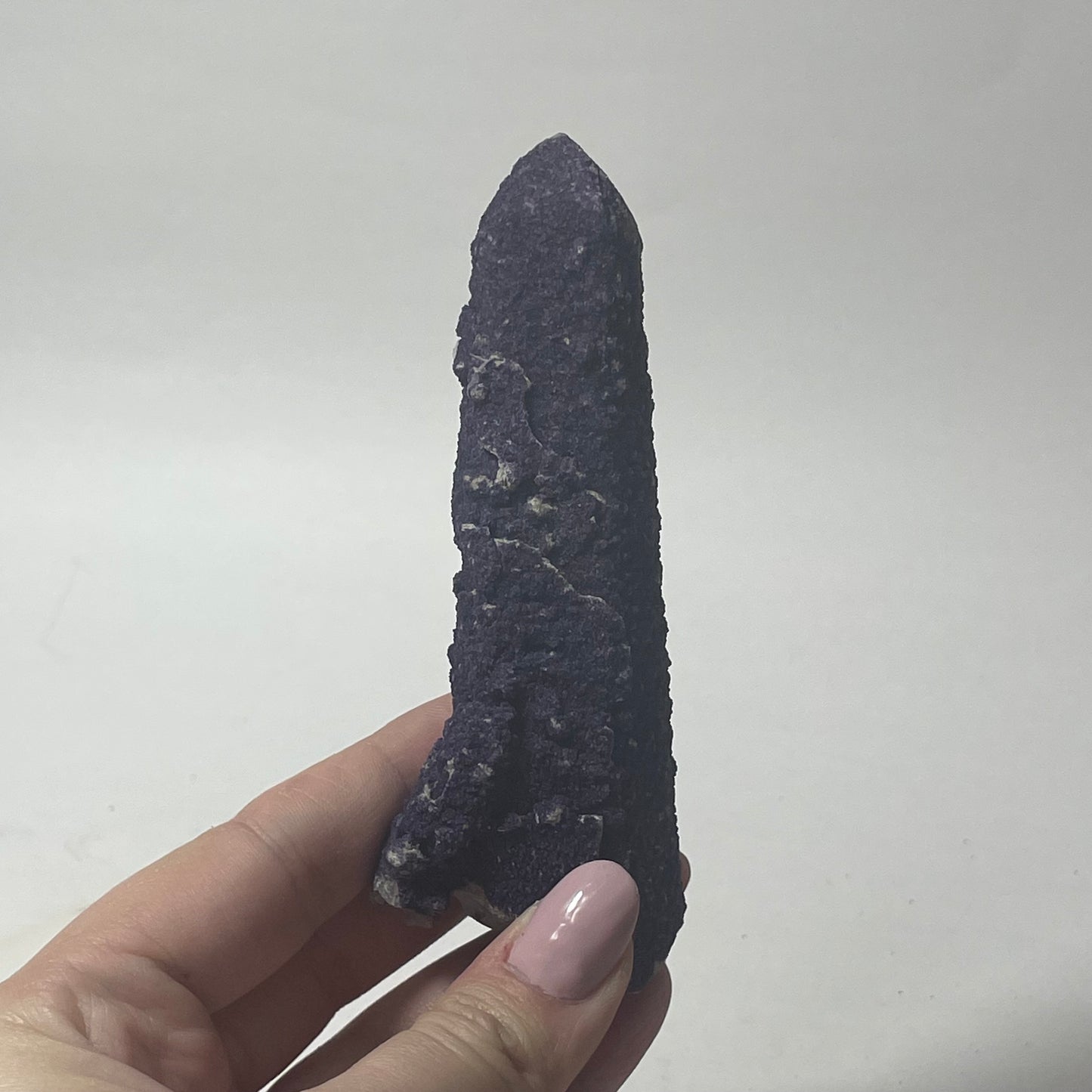 Purple Fluorite Coated Candle Quartz Specimen from Inner Mongolia, China: You Choose