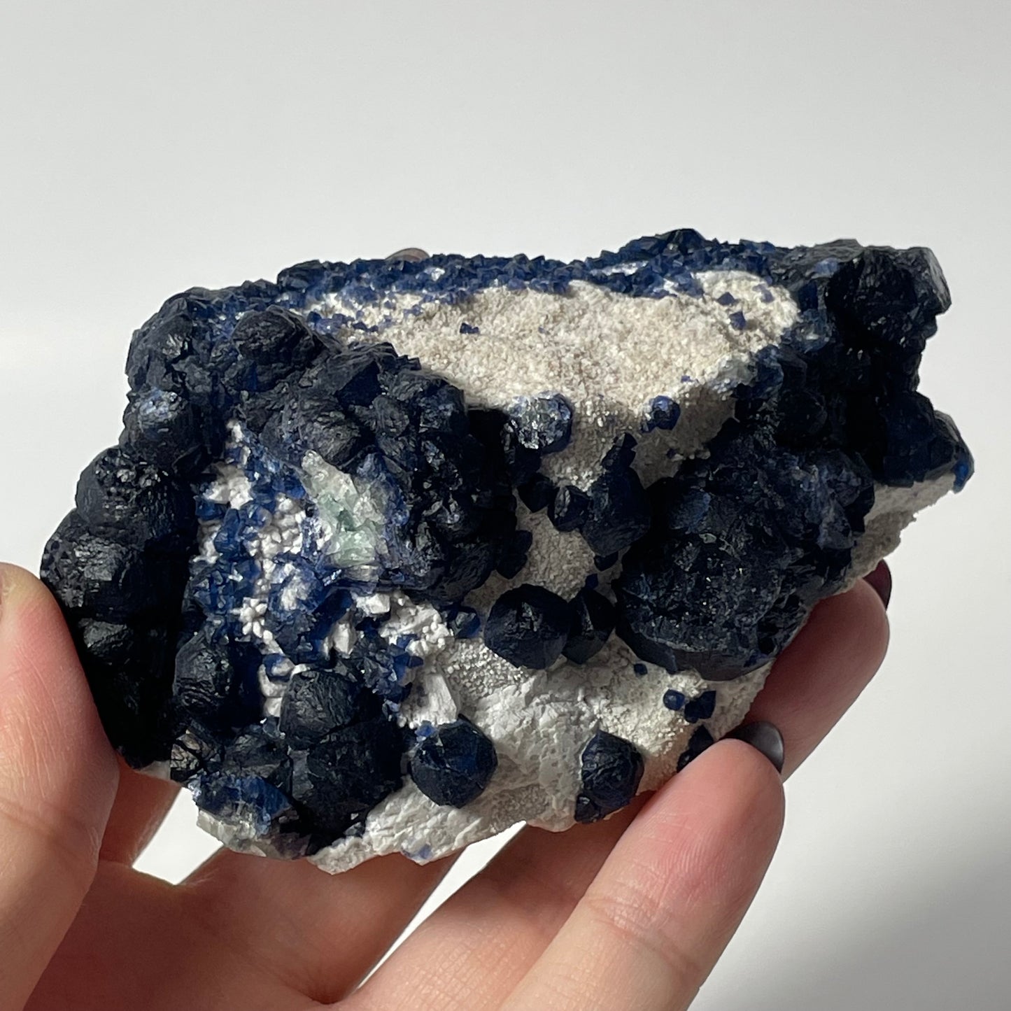 Blueberry Fluorite Specimen from Huanggangliang, China: You Choose