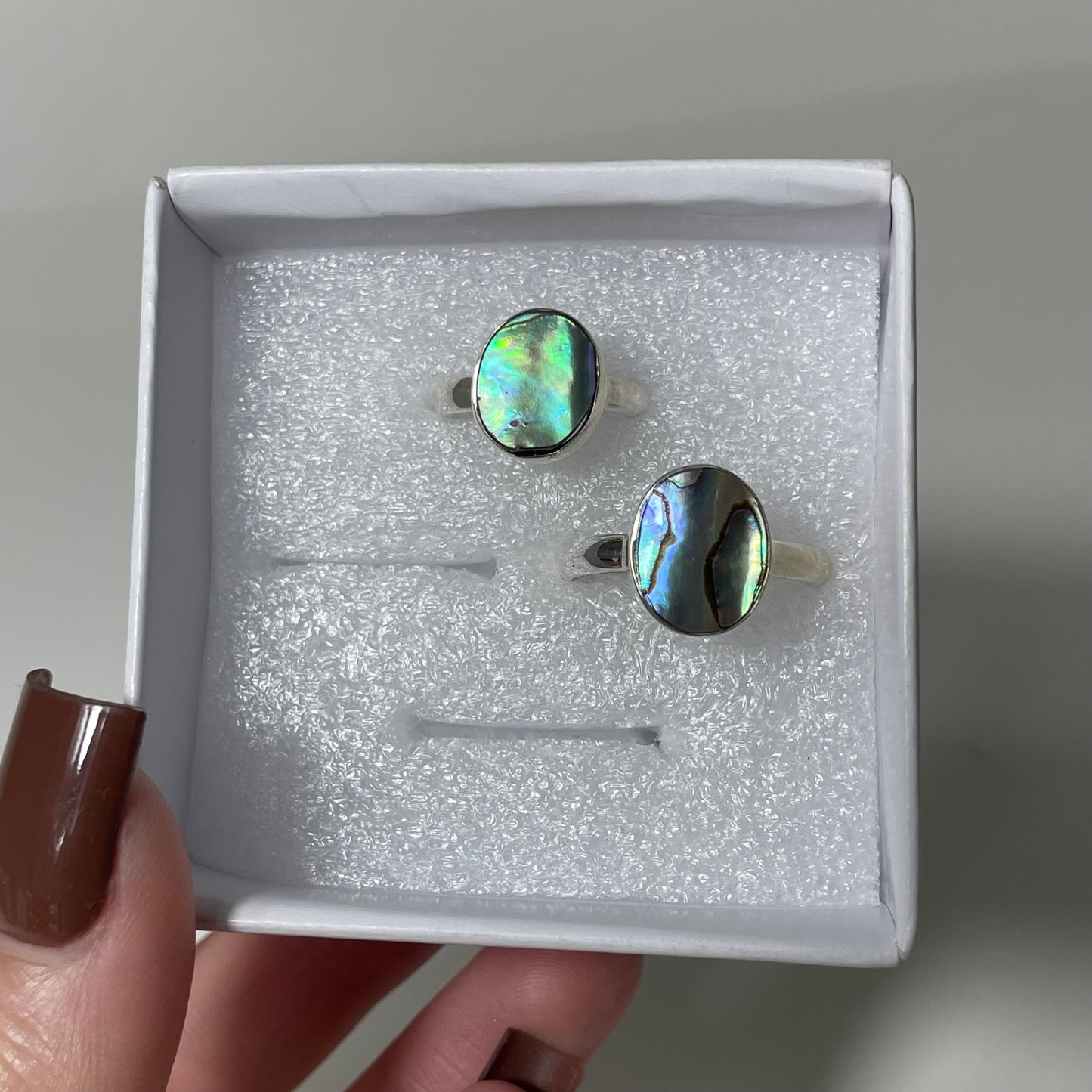 Abalone Sterling Silver Ring: You Choose