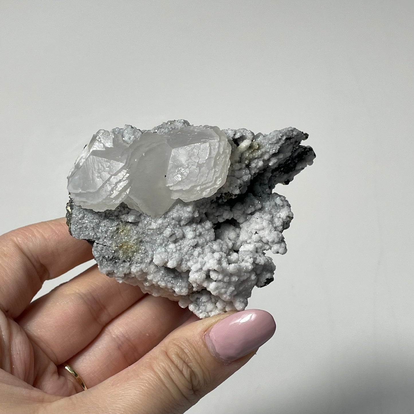 Calcite and Pyrite Specimen from Ancash, Peru: You Choose