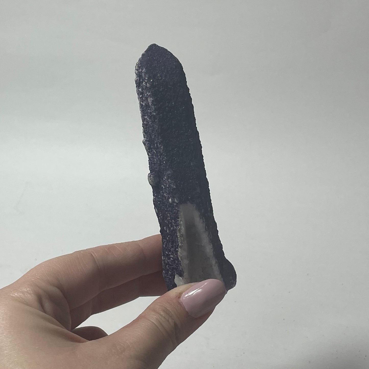 Purple Fluorite Coated Candle Quartz Specimen from Inner Mongolia, China: You Choose