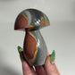 Polychrome Mushroom Carving: You Choose (Large)