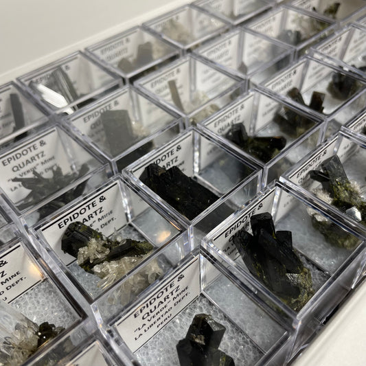 Epidote and Quartz Specimen from “La Verde” Mine, Peru: Intuitive Pick