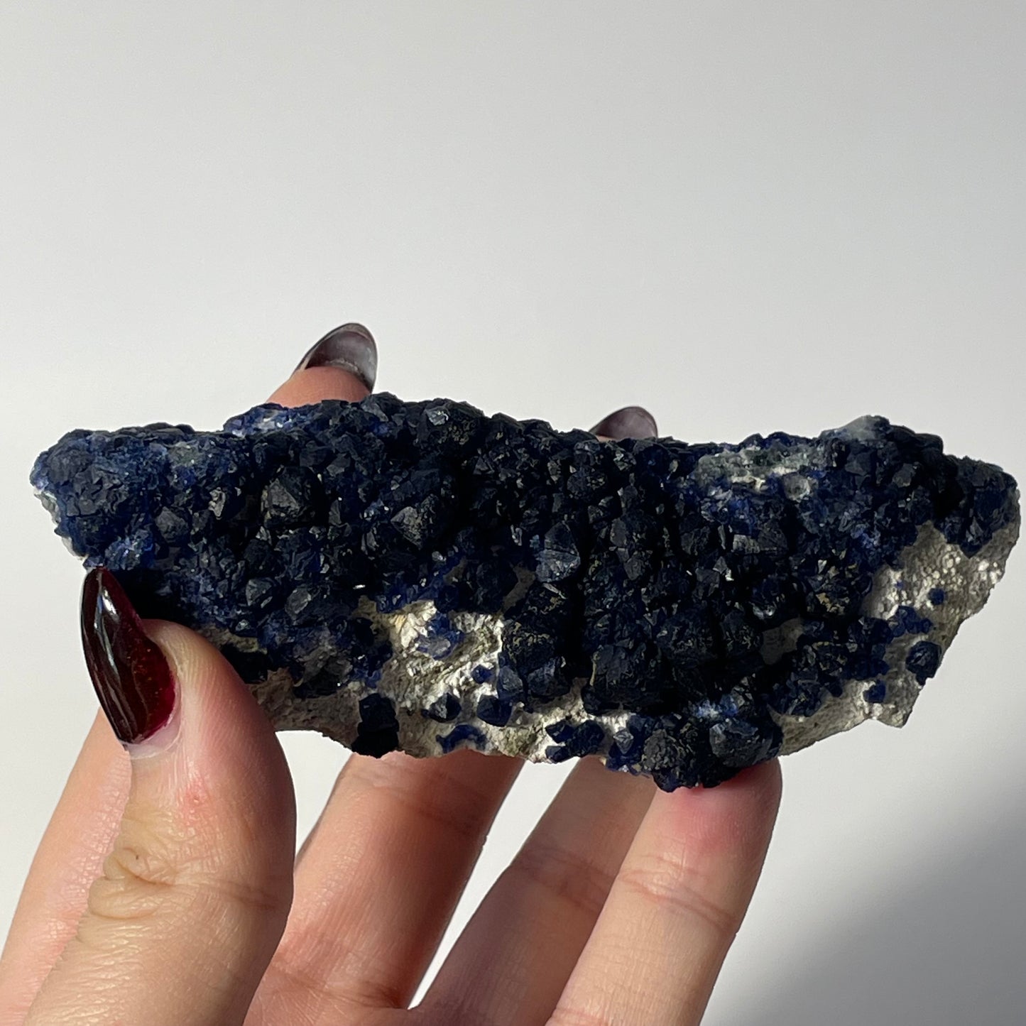 Blueberry Fluorite Specimen from Huanggangliang, China: You Choose