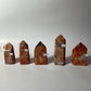 Orange Calcite + Blue Apatite Tower: You Choose