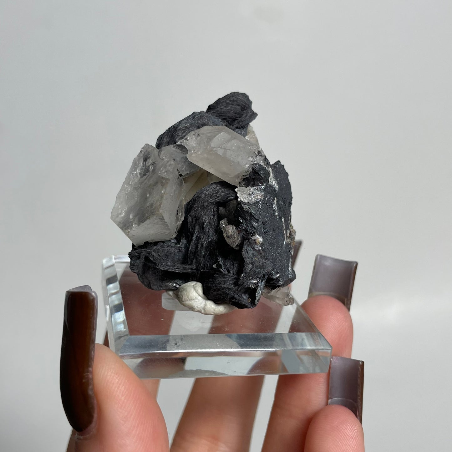 Specularite and Quartz Specimen from China: You Choose